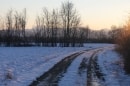 au coucher du Soleil